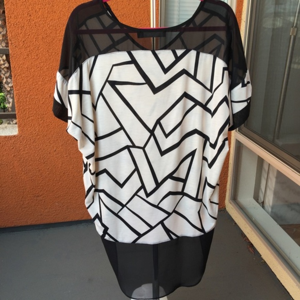 Stella & Jamie Tatiana silk panel blouse - Picture 4 of 4